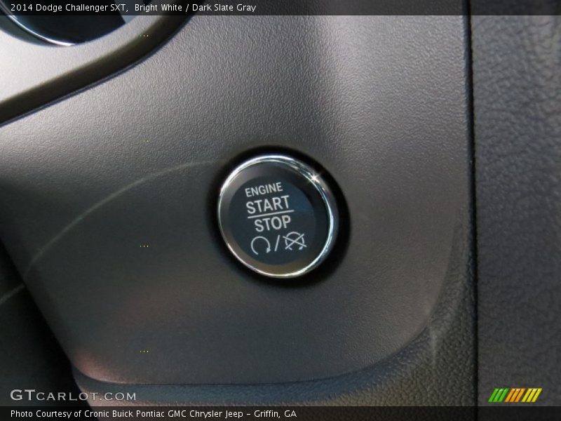 Bright White / Dark Slate Gray 2014 Dodge Challenger SXT
