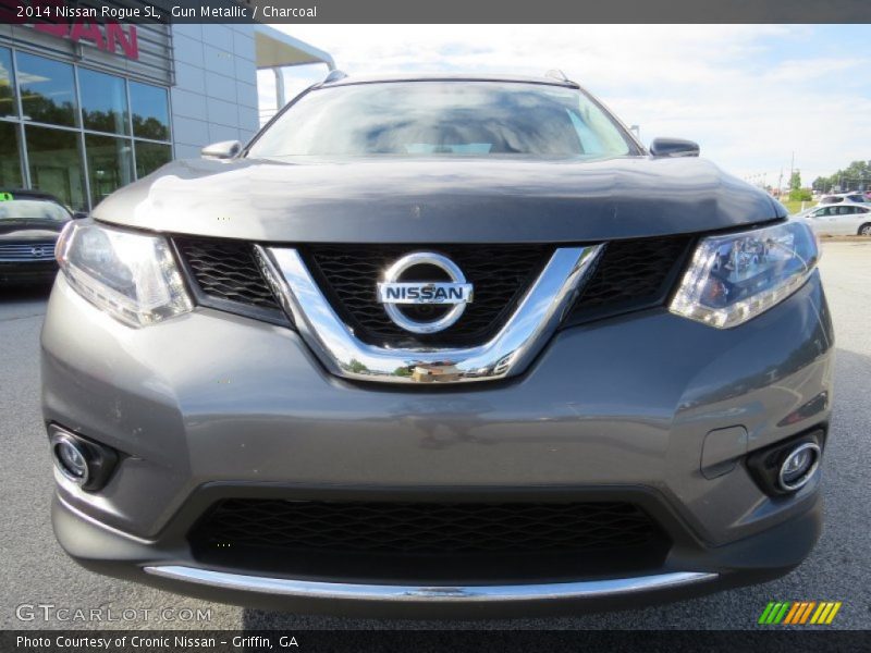 Gun Metallic / Charcoal 2014 Nissan Rogue SL