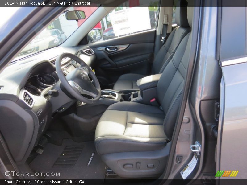 Gun Metallic / Charcoal 2014 Nissan Rogue SL