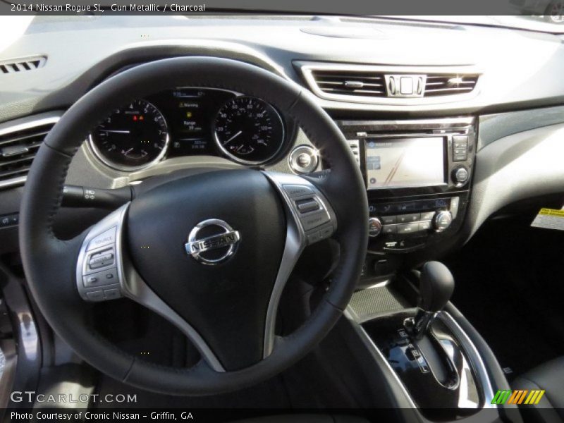 Gun Metallic / Charcoal 2014 Nissan Rogue SL