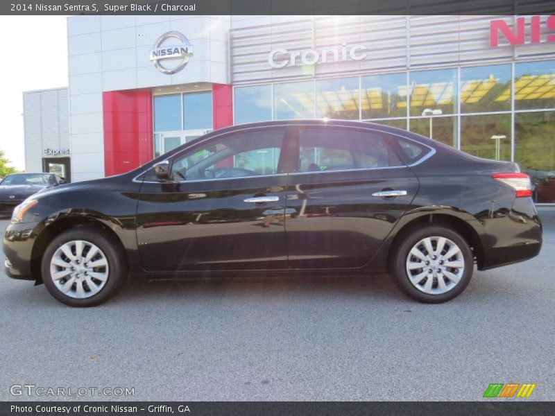 Super Black / Charcoal 2014 Nissan Sentra S