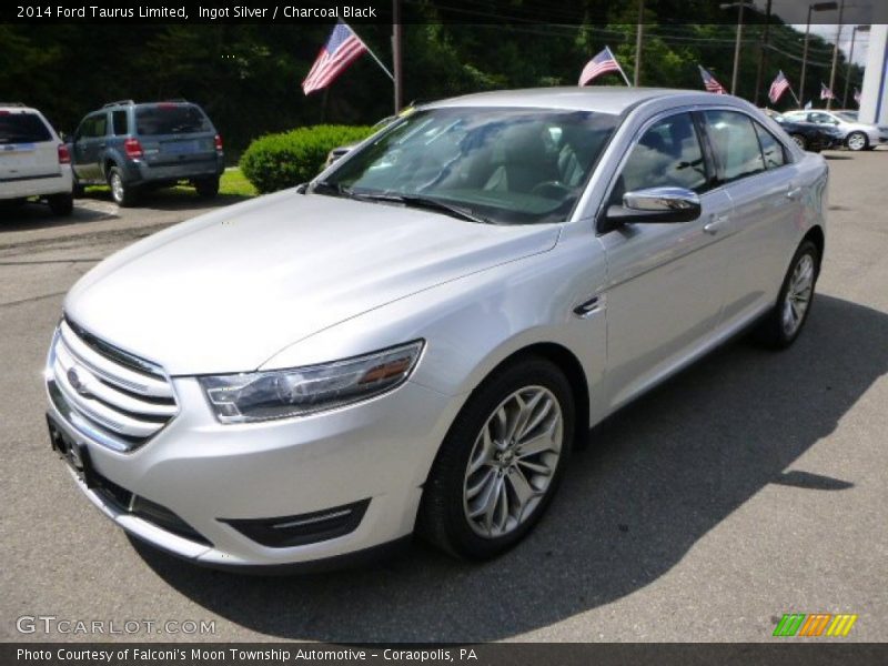 Ingot Silver / Charcoal Black 2014 Ford Taurus Limited