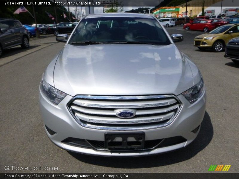 Ingot Silver / Charcoal Black 2014 Ford Taurus Limited