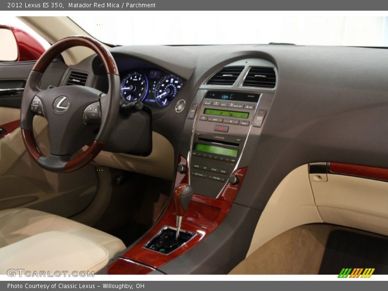 Dashboard of 2012 ES 350