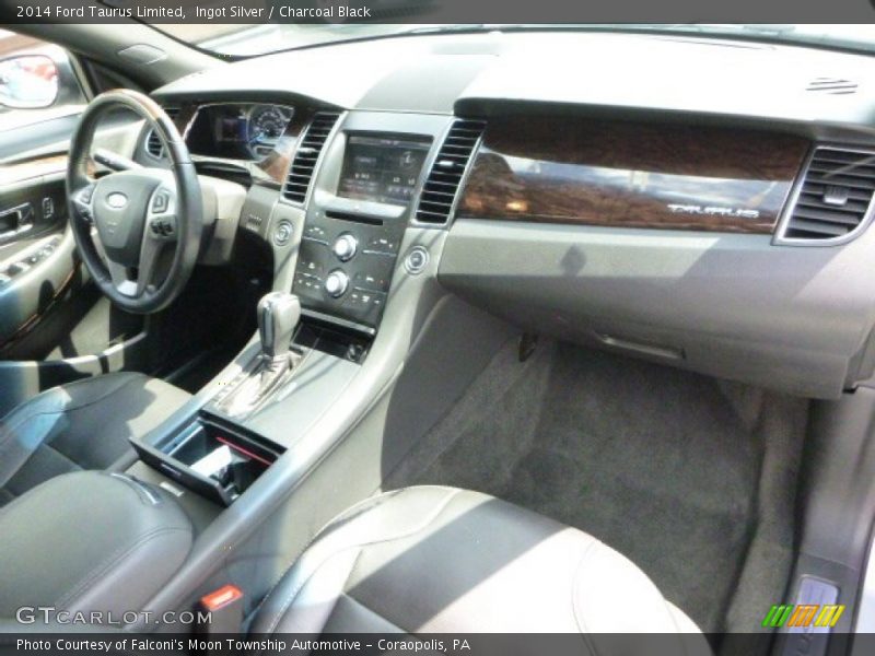 Ingot Silver / Charcoal Black 2014 Ford Taurus Limited