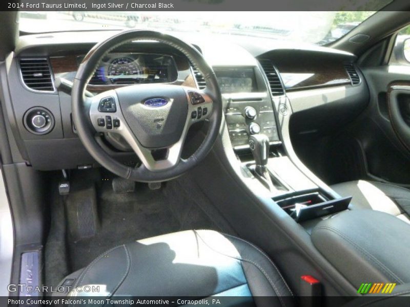 Ingot Silver / Charcoal Black 2014 Ford Taurus Limited