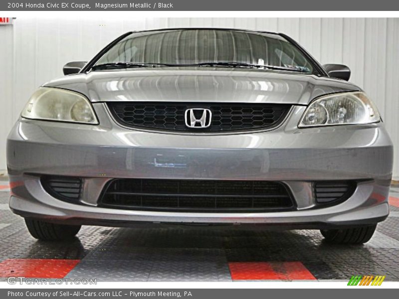 Magnesium Metallic / Black 2004 Honda Civic EX Coupe