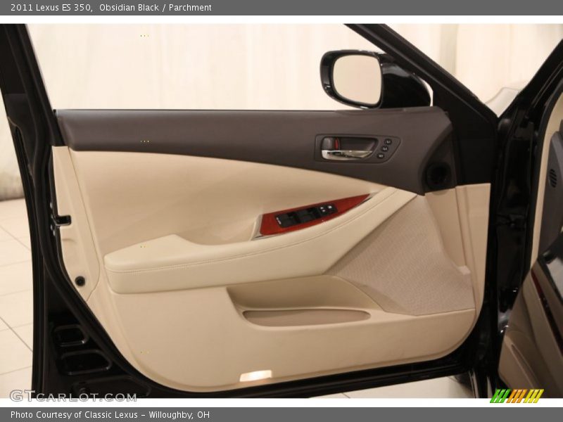 Obsidian Black / Parchment 2011 Lexus ES 350