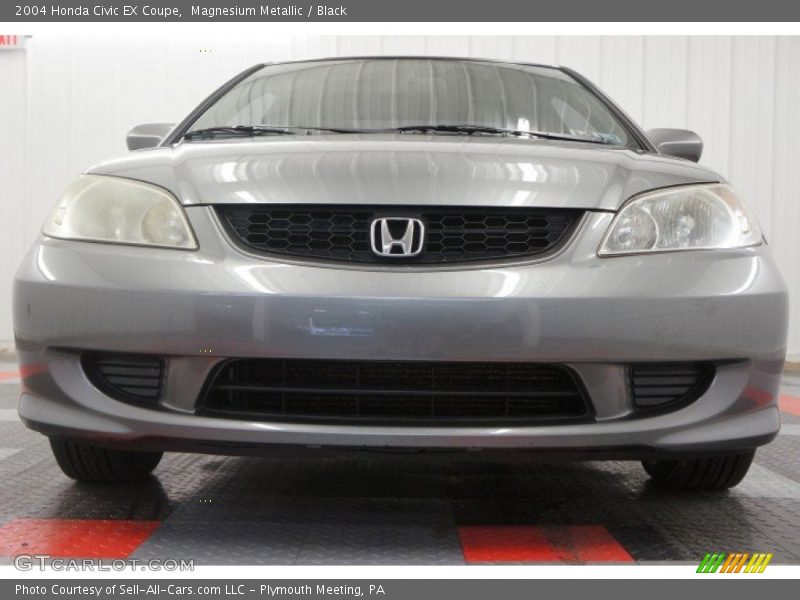 Magnesium Metallic / Black 2004 Honda Civic EX Coupe