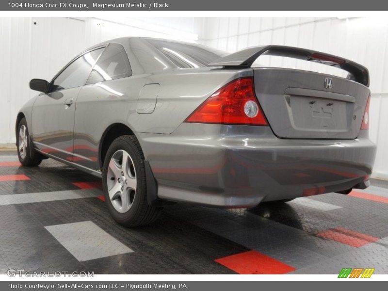 Magnesium Metallic / Black 2004 Honda Civic EX Coupe