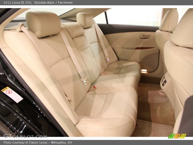 Obsidian Black / Parchment 2011 Lexus ES 350
