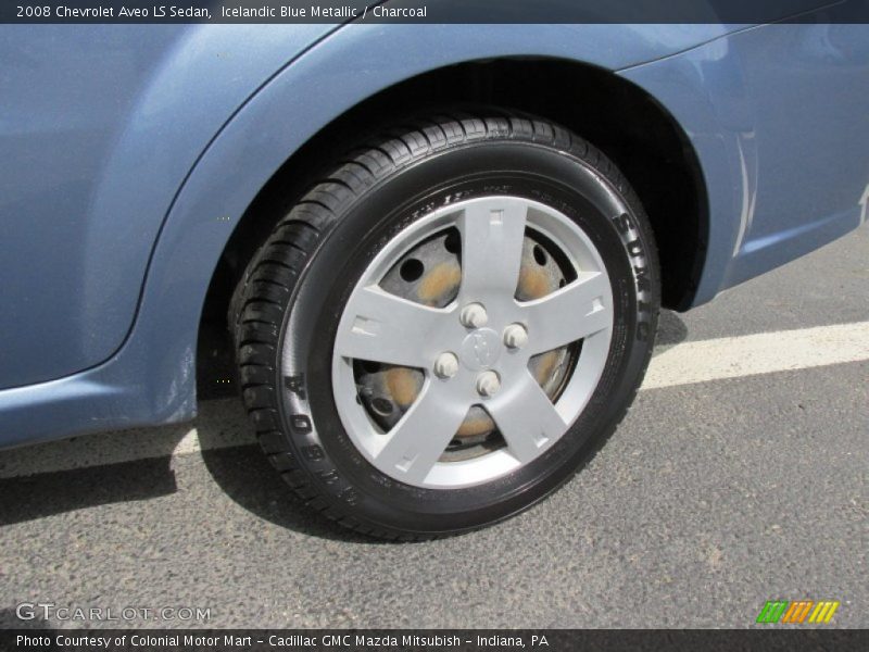 Icelandic Blue Metallic / Charcoal 2008 Chevrolet Aveo LS Sedan