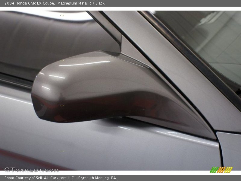 Magnesium Metallic / Black 2004 Honda Civic EX Coupe