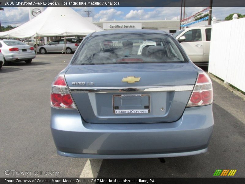Icelandic Blue Metallic / Charcoal 2008 Chevrolet Aveo LS Sedan