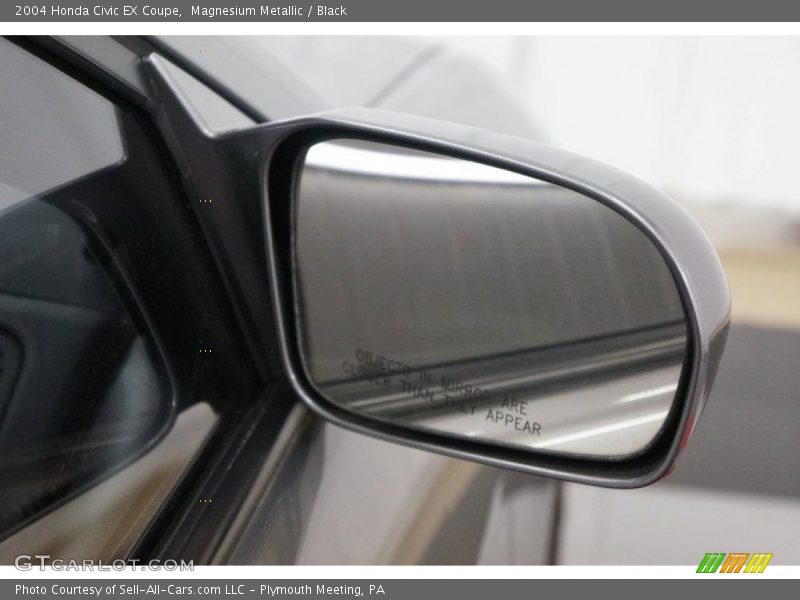 Magnesium Metallic / Black 2004 Honda Civic EX Coupe