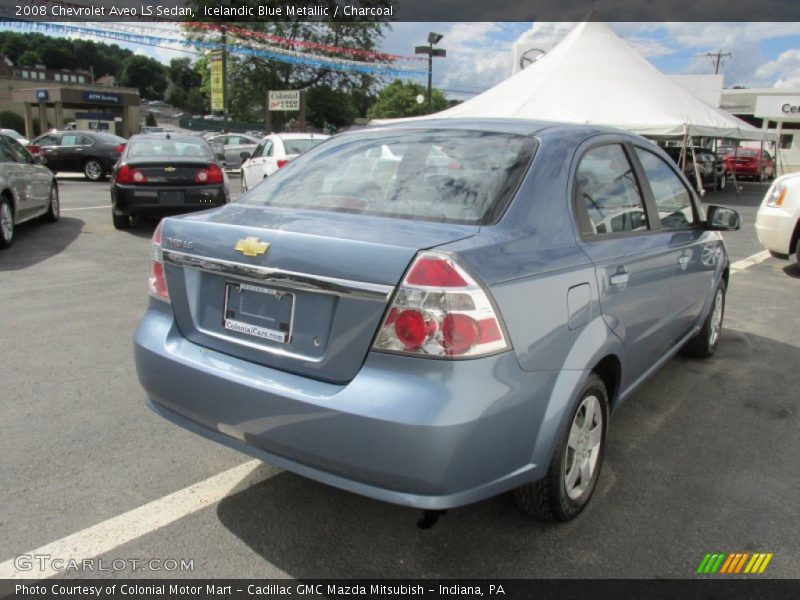 Icelandic Blue Metallic / Charcoal 2008 Chevrolet Aveo LS Sedan