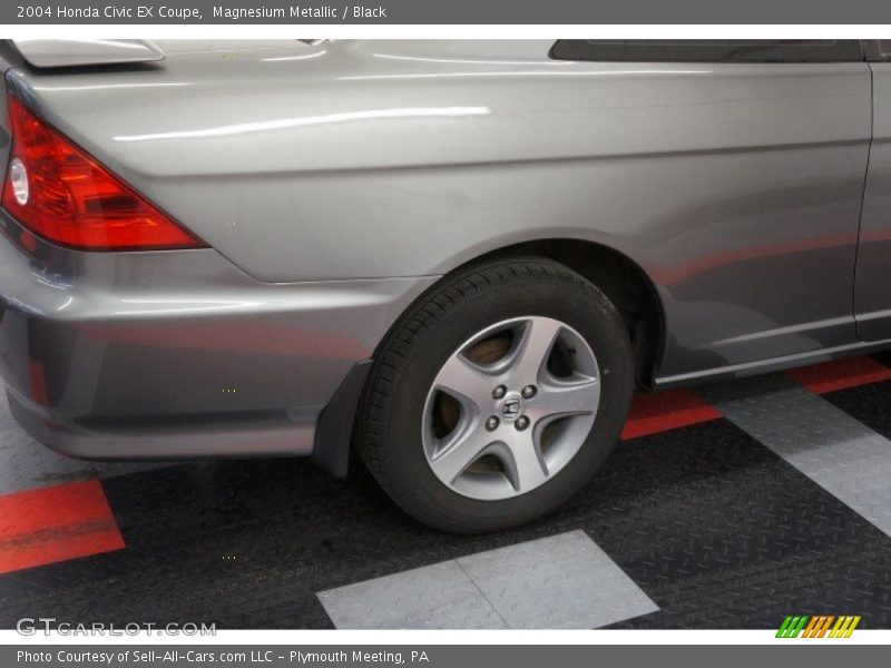 Magnesium Metallic / Black 2004 Honda Civic EX Coupe