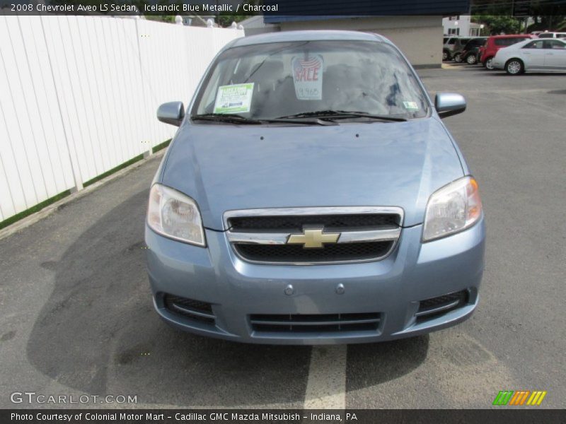 Icelandic Blue Metallic / Charcoal 2008 Chevrolet Aveo LS Sedan