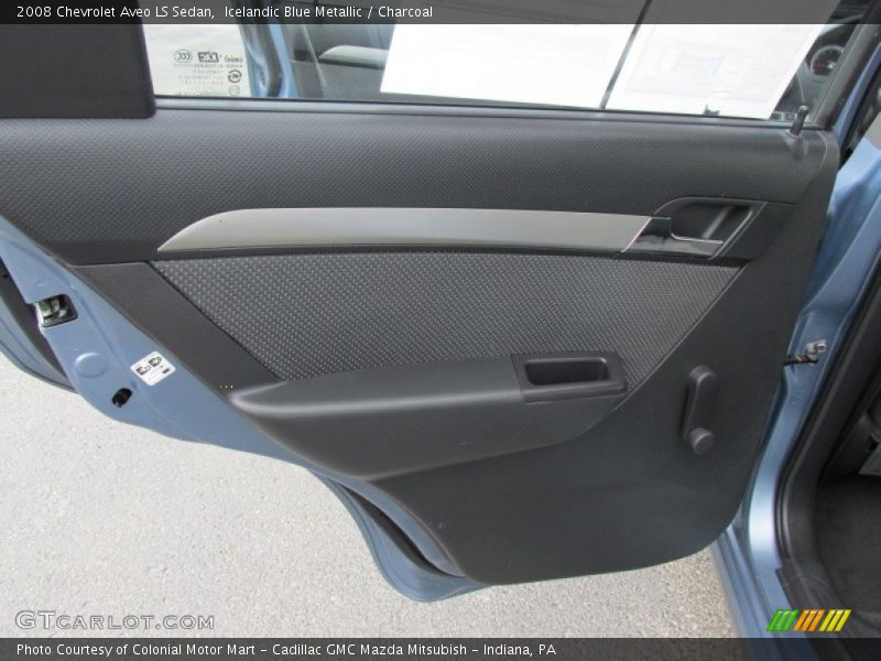 Icelandic Blue Metallic / Charcoal 2008 Chevrolet Aveo LS Sedan