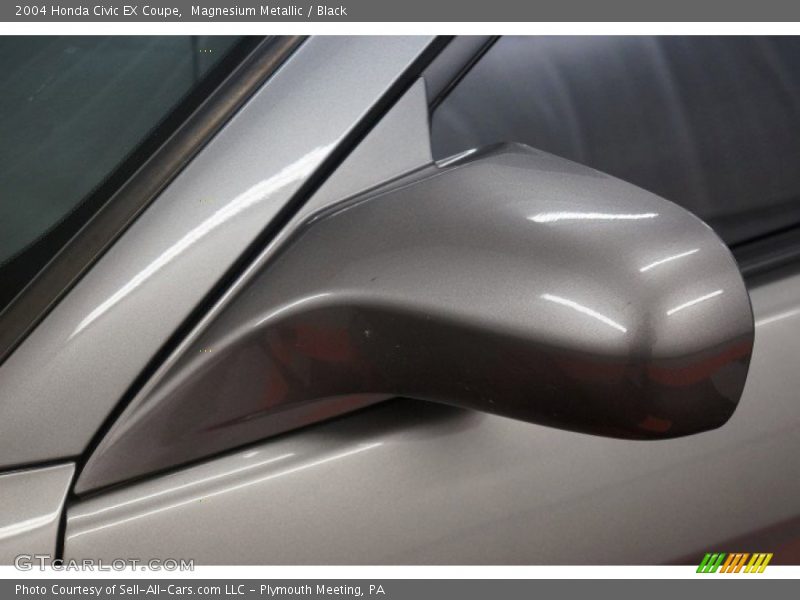 Magnesium Metallic / Black 2004 Honda Civic EX Coupe