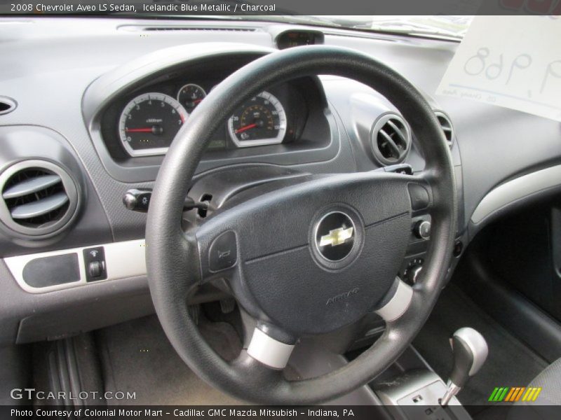 Icelandic Blue Metallic / Charcoal 2008 Chevrolet Aveo LS Sedan