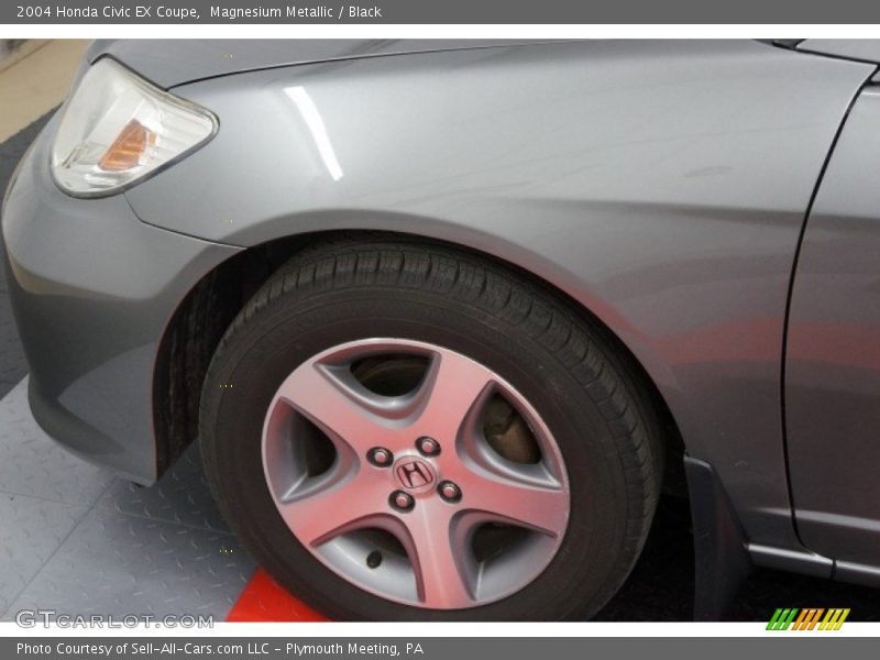 Magnesium Metallic / Black 2004 Honda Civic EX Coupe