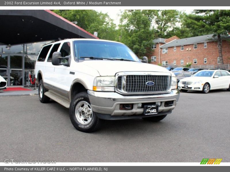 Oxford White / Medium Parchment 2002 Ford Excursion Limited 4x4