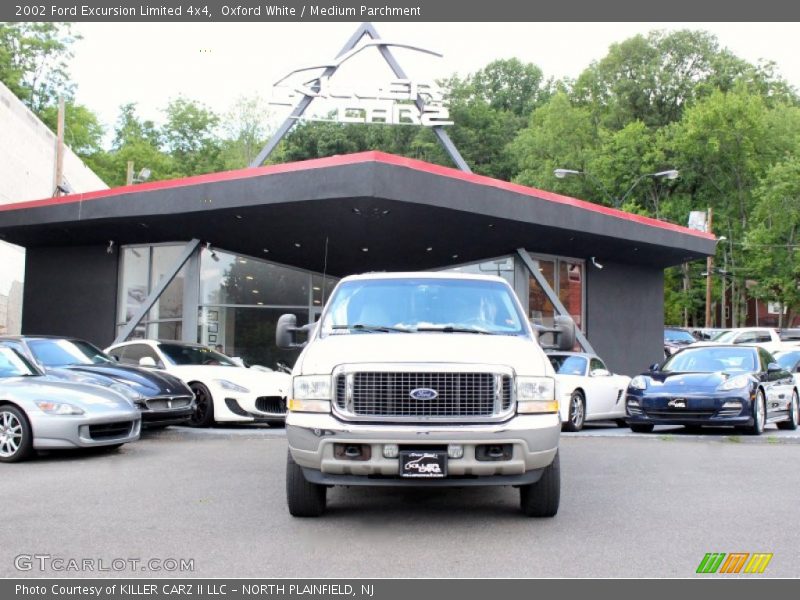 Oxford White / Medium Parchment 2002 Ford Excursion Limited 4x4