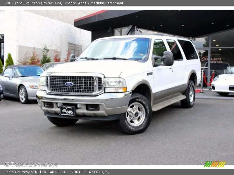 Oxford White / Medium Parchment 2002 Ford Excursion Limited 4x4