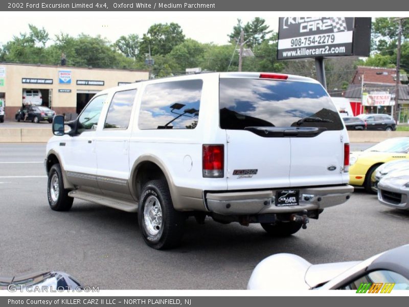 Oxford White / Medium Parchment 2002 Ford Excursion Limited 4x4