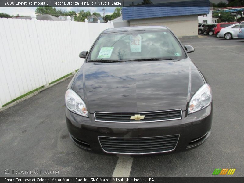 Mocha Bronze Metallic / Neutral Beige 2008 Chevrolet Impala LT