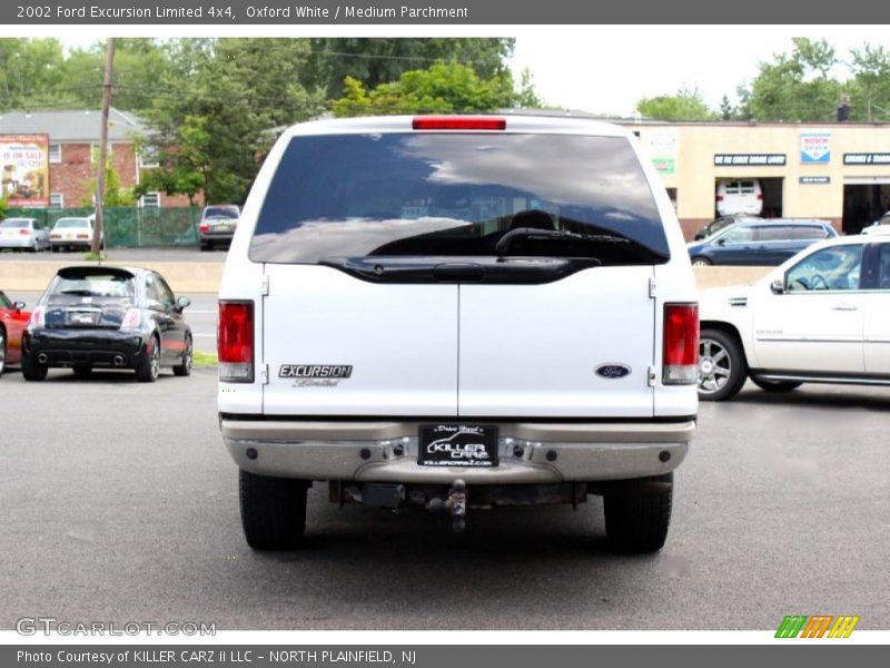Oxford White / Medium Parchment 2002 Ford Excursion Limited 4x4
