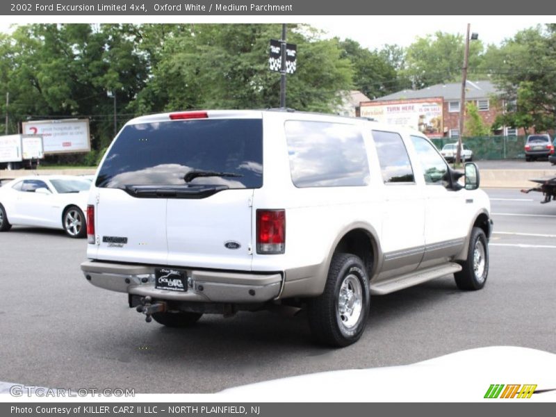 Oxford White / Medium Parchment 2002 Ford Excursion Limited 4x4