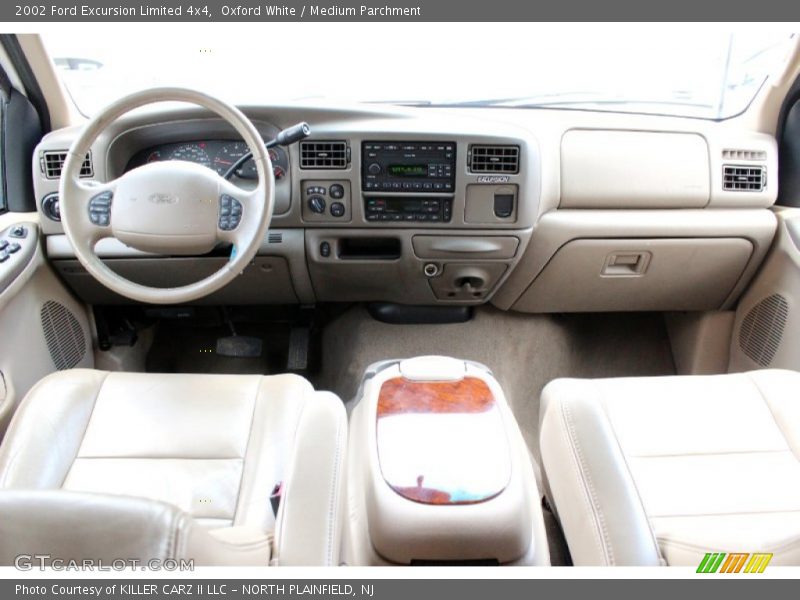 Oxford White / Medium Parchment 2002 Ford Excursion Limited 4x4