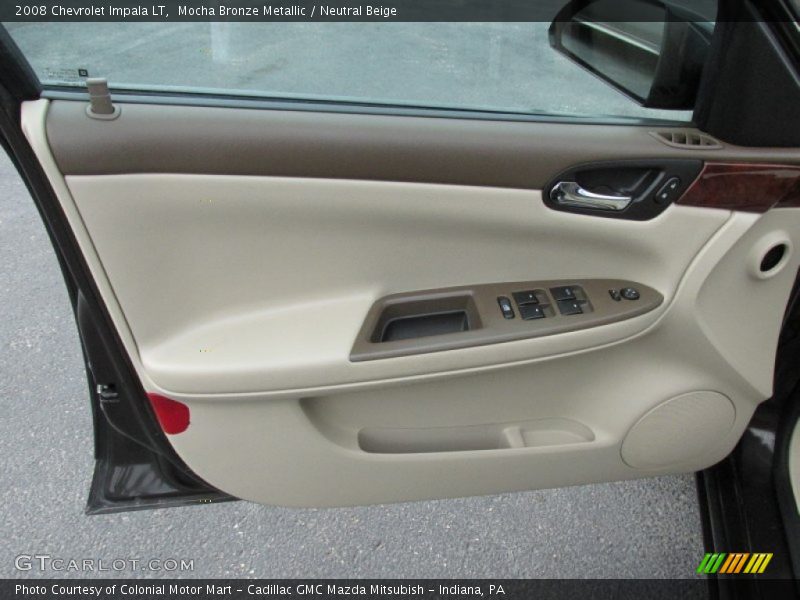 Mocha Bronze Metallic / Neutral Beige 2008 Chevrolet Impala LT