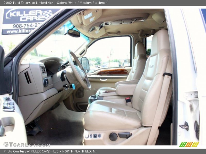 Oxford White / Medium Parchment 2002 Ford Excursion Limited 4x4