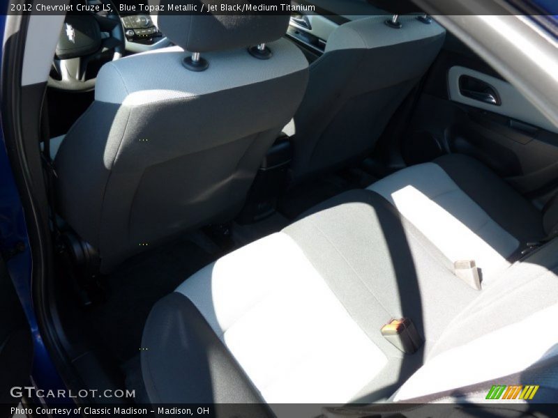 Blue Topaz Metallic / Jet Black/Medium Titanium 2012 Chevrolet Cruze LS