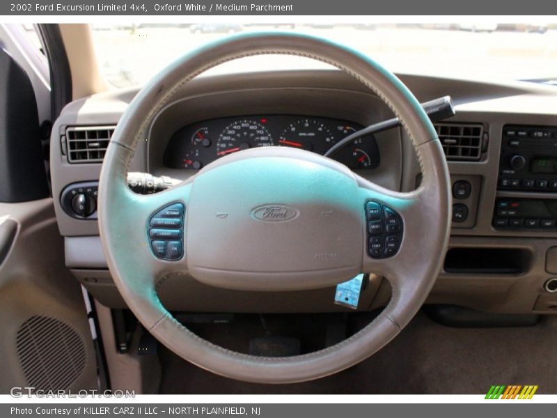 Oxford White / Medium Parchment 2002 Ford Excursion Limited 4x4