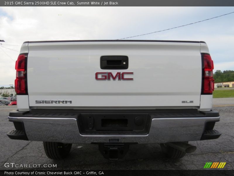Summit White / Jet Black 2015 GMC Sierra 2500HD SLE Crew Cab