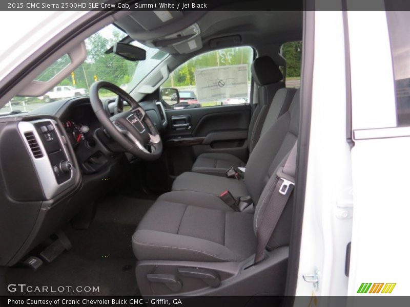 Summit White / Jet Black 2015 GMC Sierra 2500HD SLE Crew Cab