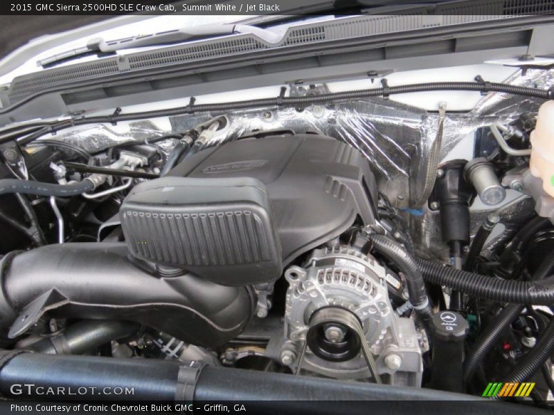 Summit White / Jet Black 2015 GMC Sierra 2500HD SLE Crew Cab