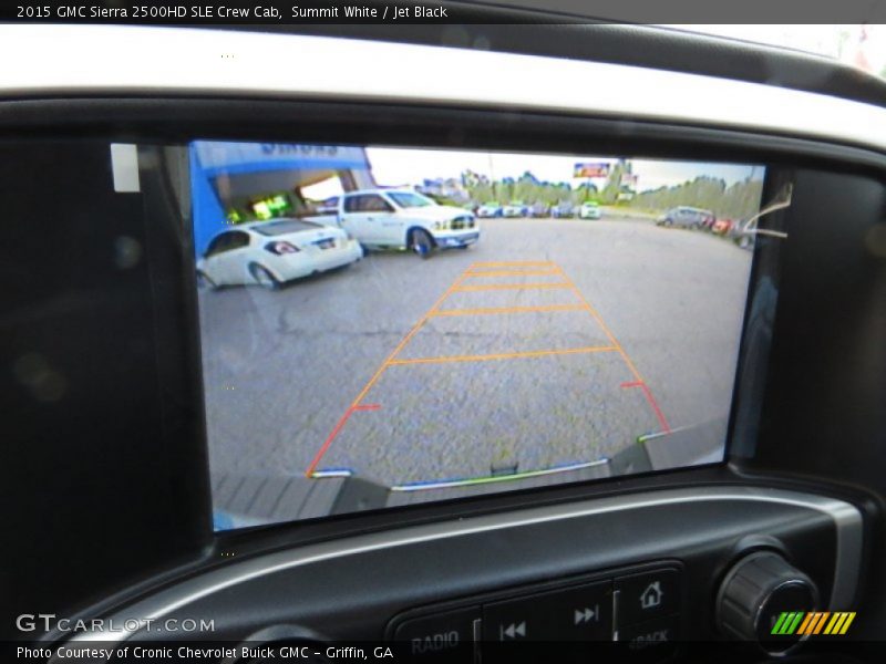 Summit White / Jet Black 2015 GMC Sierra 2500HD SLE Crew Cab