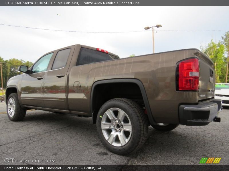 Bronze Alloy Metallic / Cocoa/Dune 2014 GMC Sierra 1500 SLE Double Cab 4x4
