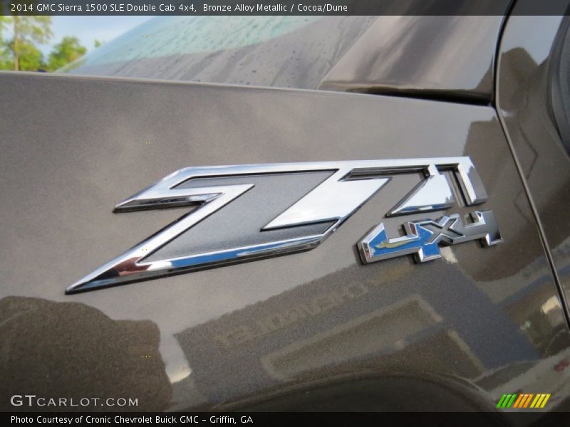Bronze Alloy Metallic / Cocoa/Dune 2014 GMC Sierra 1500 SLE Double Cab 4x4