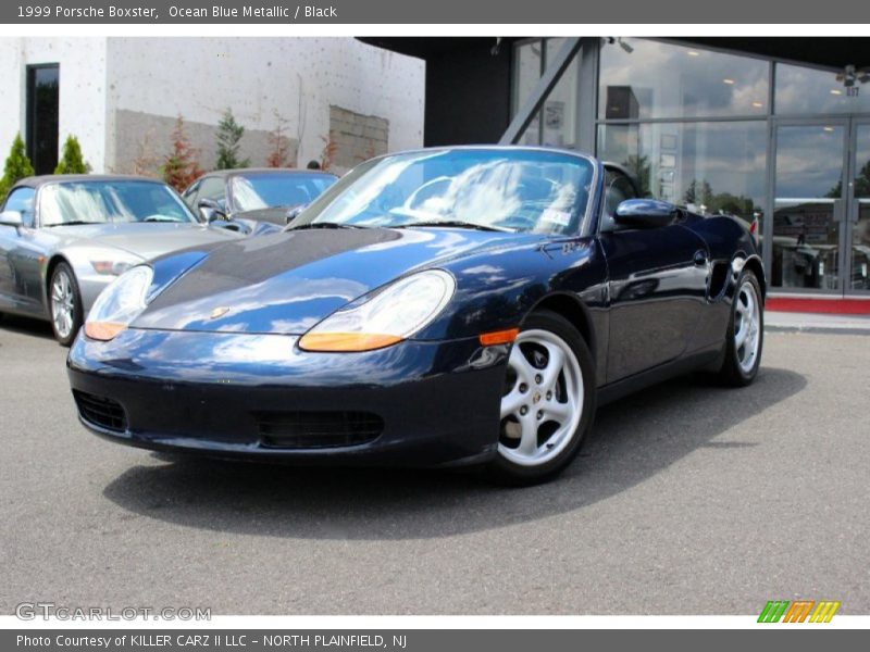 Ocean Blue Metallic / Black 1999 Porsche Boxster