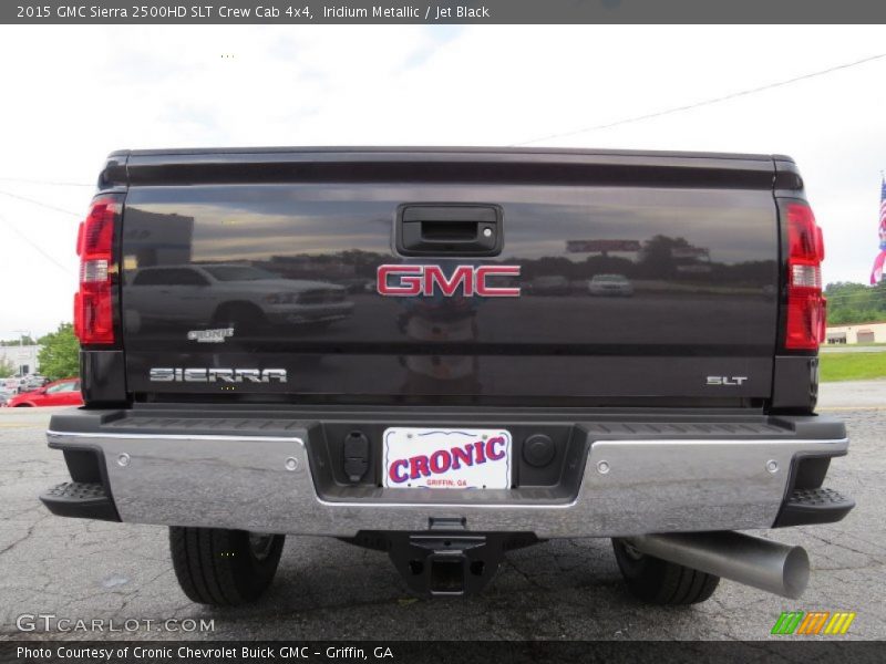 Iridium Metallic / Jet Black 2015 GMC Sierra 2500HD SLT Crew Cab 4x4