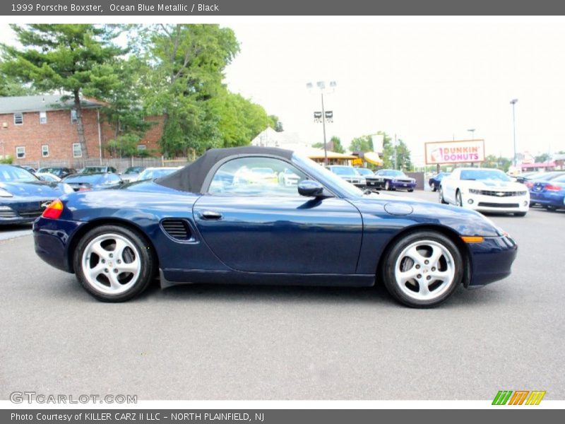 Ocean Blue Metallic / Black 1999 Porsche Boxster
