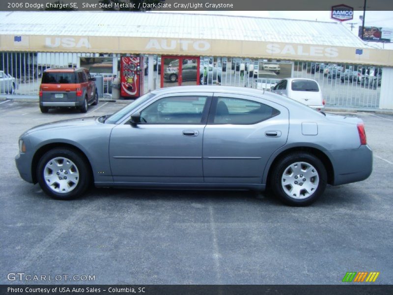 Silver Steel Metallic / Dark Slate Gray/Light Graystone 2006 Dodge Charger SE