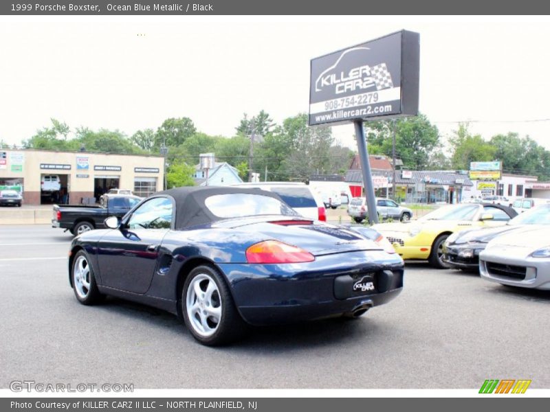 Ocean Blue Metallic / Black 1999 Porsche Boxster