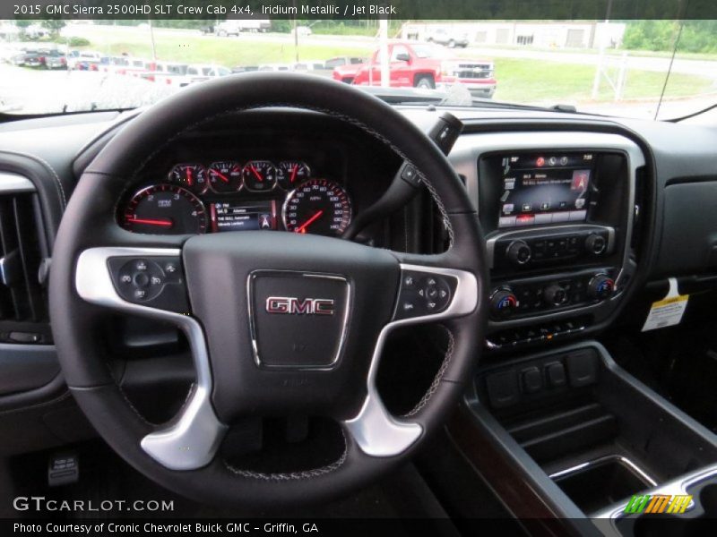  2015 Sierra 2500HD SLT Crew Cab 4x4 Steering Wheel